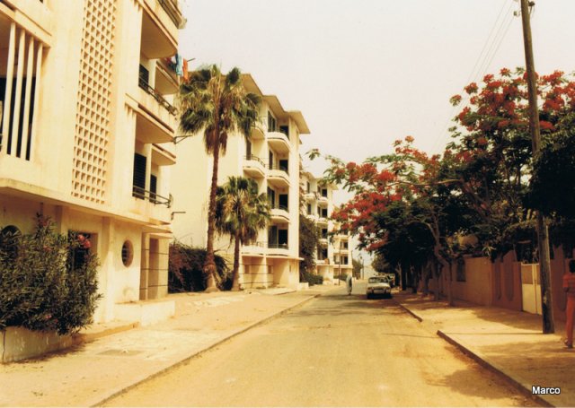 La cité Mermoz à Dakar en 1987